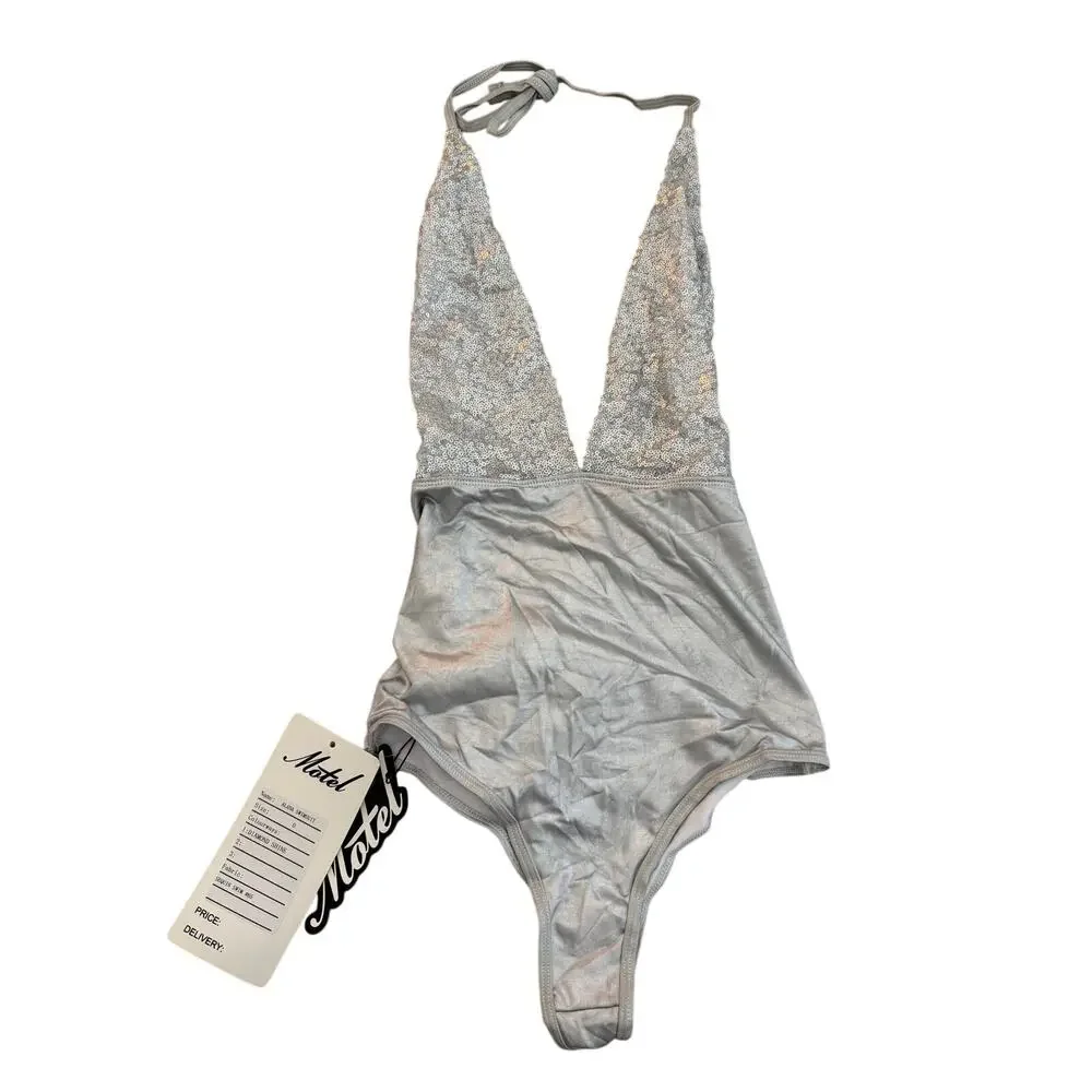 $69 NWT Motel Alana Swimsuit In diamond shine size small
